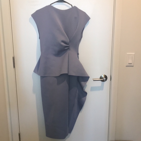 ASOS Pencil Peplum Midi Dress - Picture 5 of 7